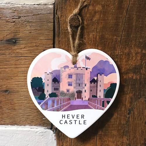 Hever Castle Heart Plaque